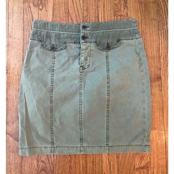 Anthropologie Dresses & Skirts - Hei Hei Anthropologie Faded Military Skirt